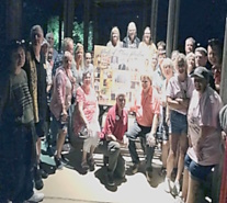 Mackey, Peggy and Roy Turner, Ex. Dir. of Elvis' Birthplace, with visitors
